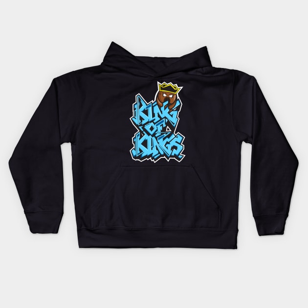 king of kings graffiti art Kids Hoodie by thecave85